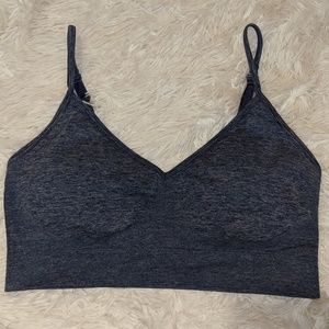 Navy Blue Sports Bra